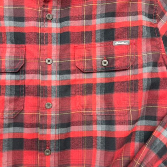 Eddie-bauer Men's Red Shirt - Picture 4 of 5